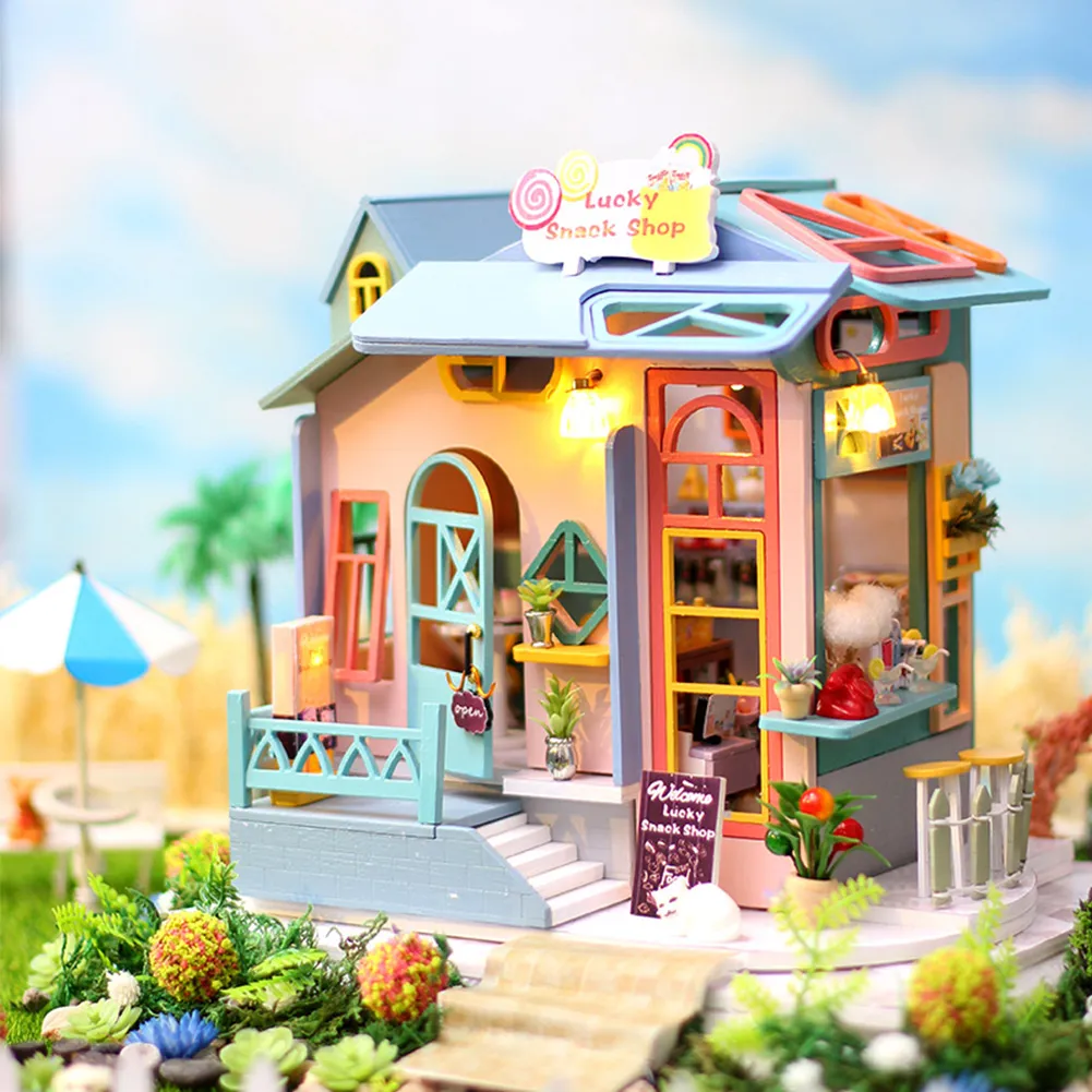 DIY Miniature Dollhouse
Rolife Cutebee HYUKBI DIY Booknook Dollhouse Kit 3D Wooden Puzzle 
Micro Building Blocks Set
Blindbox plush cute toy