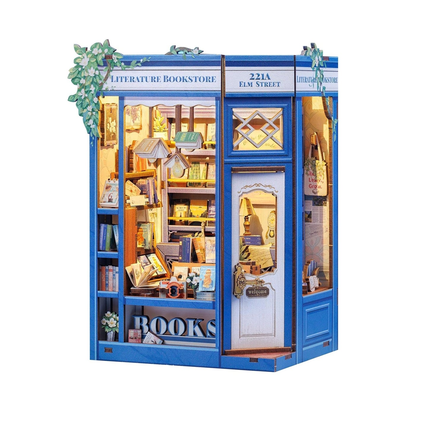 DIY Miniature Dollhouse
Rolife Cutebee HYUKBI DIY Booknook Dollhouse Kit 3D Wooden Puzzle 
Micro Building Blocks Set