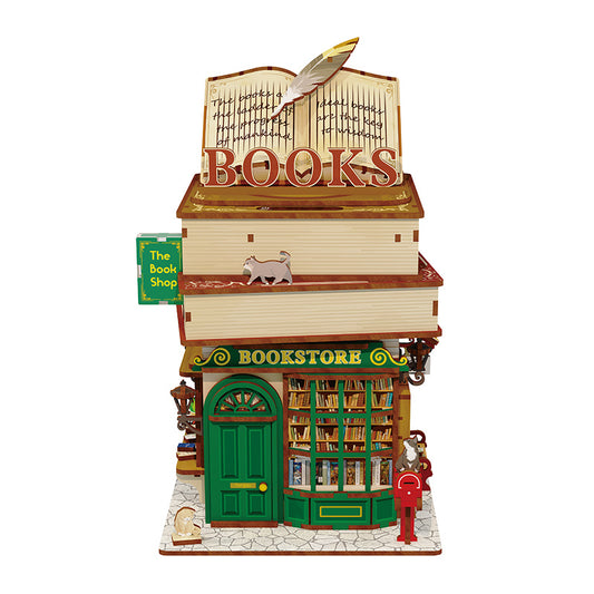 DIY Miniature Dollhouse
Rolife Cutebee HYUKBI DIY Booknook Dollhouse Kit 3D Wooden Puzzle 
Micro Building Blocks Set
Blindbox plush cute toy
