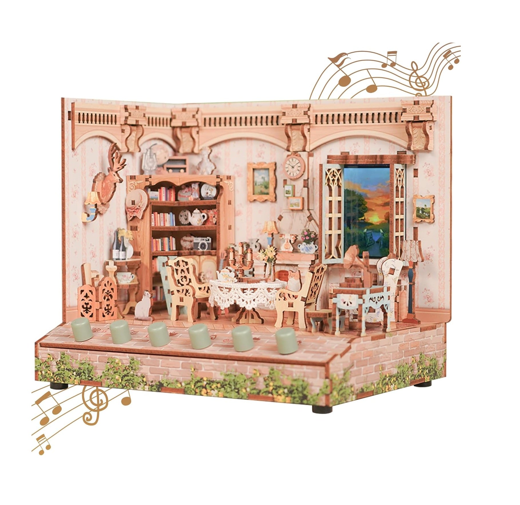DIY Miniature Dollhouse
Rolife Cutebee HYUKBI DIY Booknook Dollhouse Kit 3D Wooden Puzzle 
Micro Building Blocks Set
Blindbox plush cute toy
