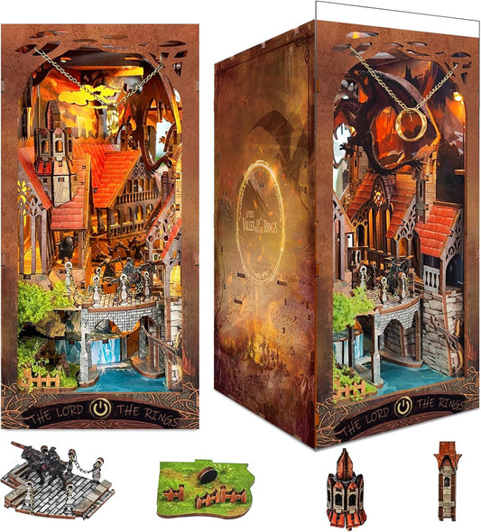 HYUKBI DIY Booknook Dollhouse Kit