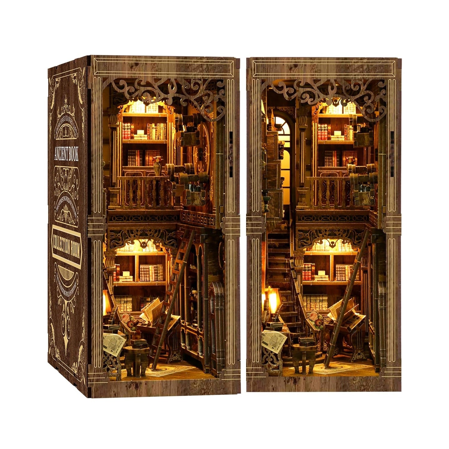 DIY Miniature Dollhouse
Rolife Cutebee HYUKBI DIY Booknook Dollhouse Kit 3D Wooden Puzzle 
Micro Building Blocks Set