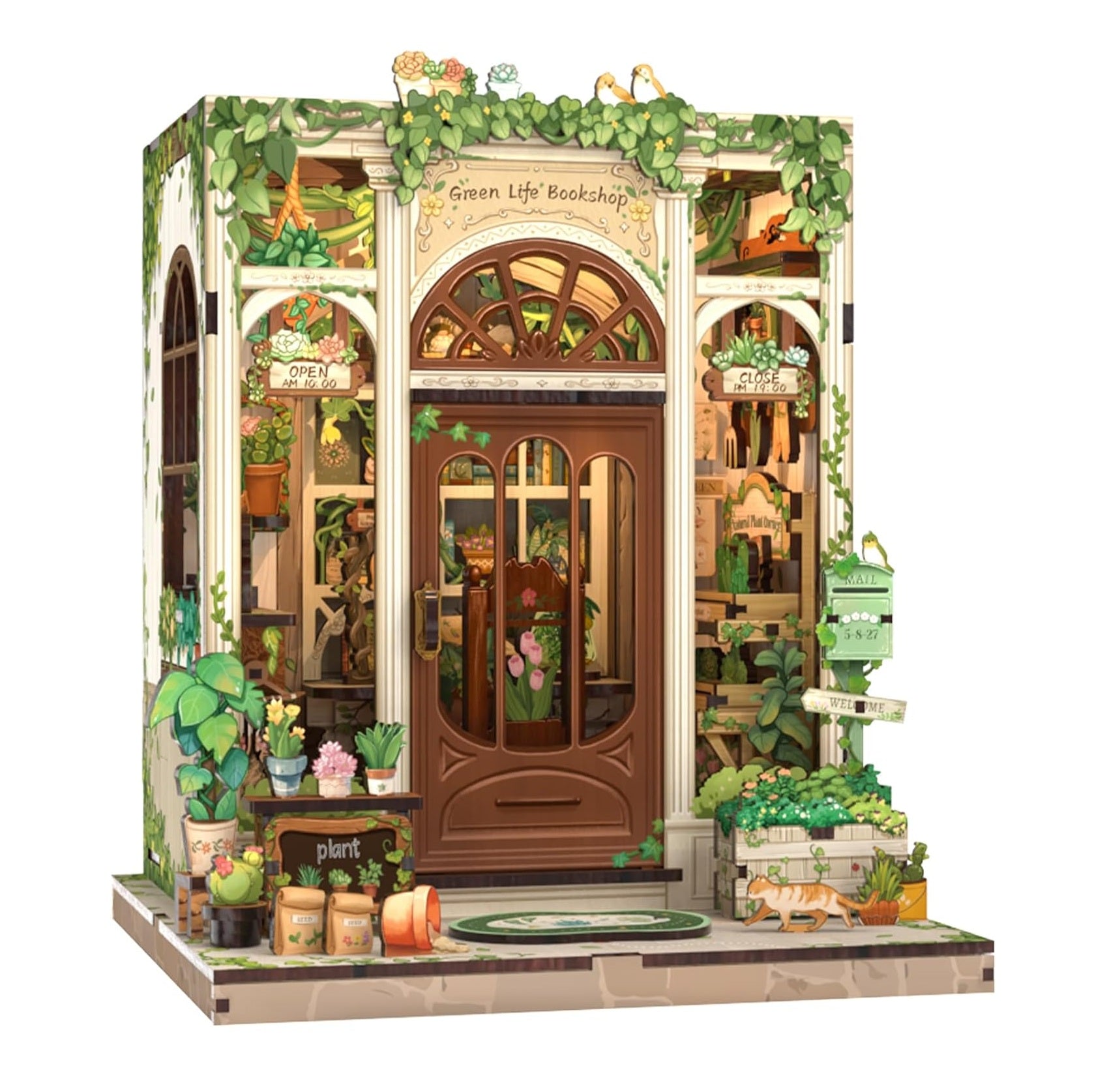 HYUKBI DIY Booknook Dollhouse Kit