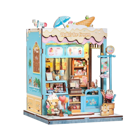 DIY Miniature Dollhouse
Rolife Cutebee HYUKBI DIY Booknook Dollhouse Kit 3D Wooden Puzzle 
Micro Building Blocks Set
Blindbox plush cute toy