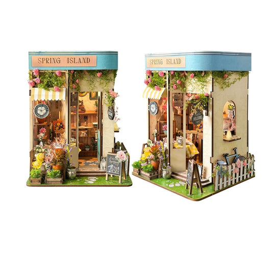 DIY Miniature Dollhouse
Rolife Cutebee HYUKBI DIY Booknook Dollhouse Kit 3D Wooden Puzzle 
Micro Building Blocks Set
Blindbox plush cute toy