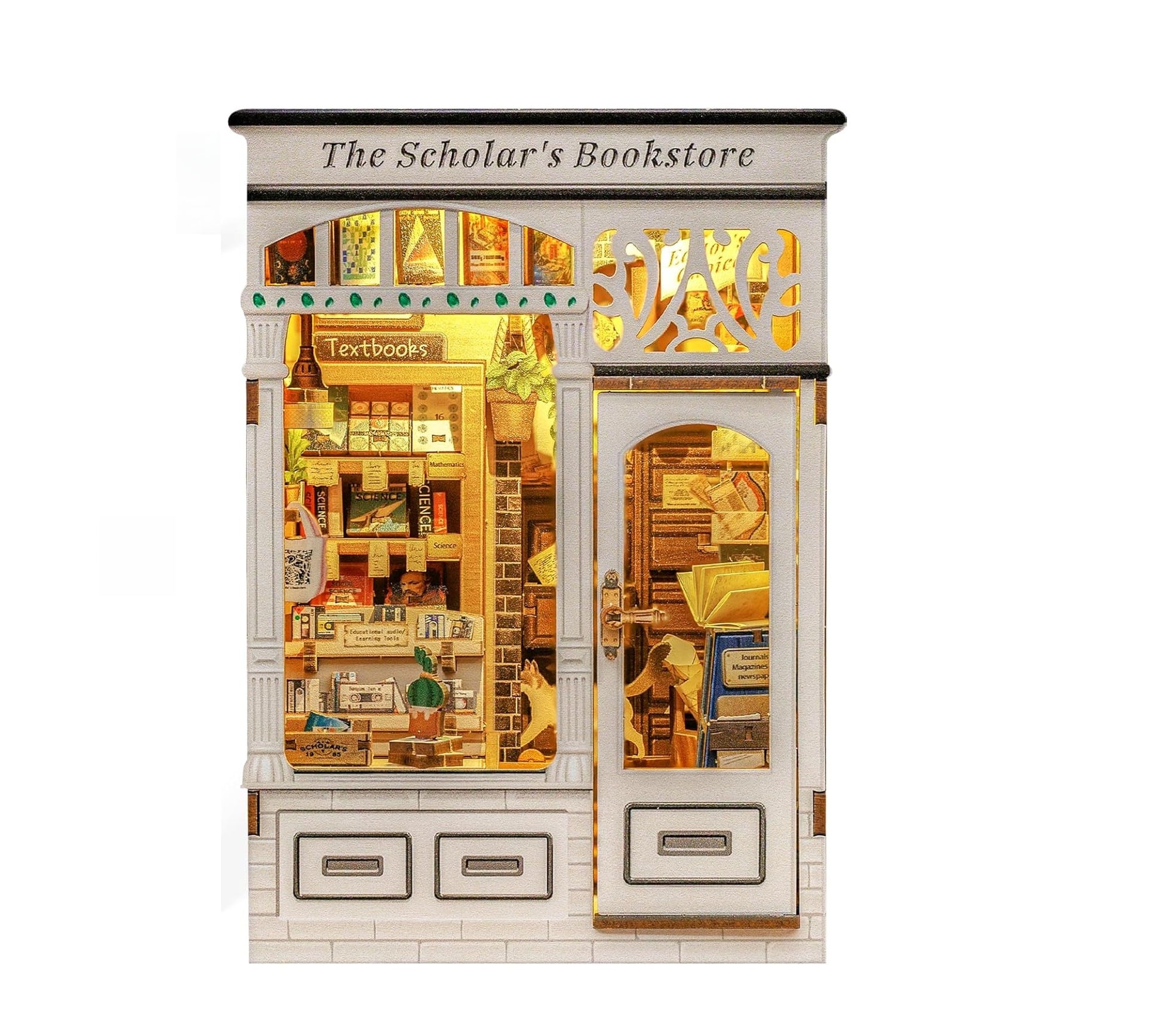 DIY Miniature Dollhouse
Rolife Cutebee HYUKBI DIY Booknook Dollhouse Kit 3D Wooden Puzzle 
Micro Building Blocks Set