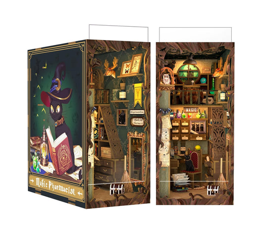Rolife Cutebee HYUKBI DIY Booknook Dollhouse Kit 3D Wooden Puzzle 