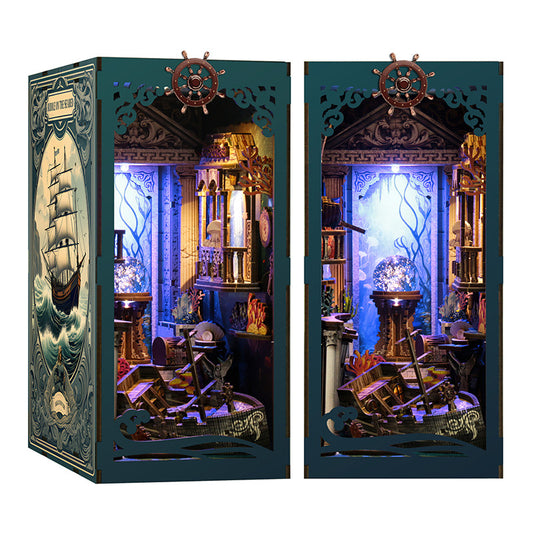 Rolife Cutebee HYUKBI DIY Booknook Dollhouse Kit 3D Wooden Puzzle