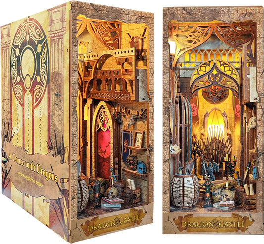 HYUKBI DIY Booknook Dollhouse Kit 