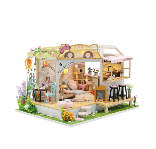 DIY Miniature Dollhouse
Rolife Cutebee HYUKBI DIY Booknook Dollhouse Kit 3D Wooden Puzzle 
Micro Building Blocks Set
Blindbox plush cute toy