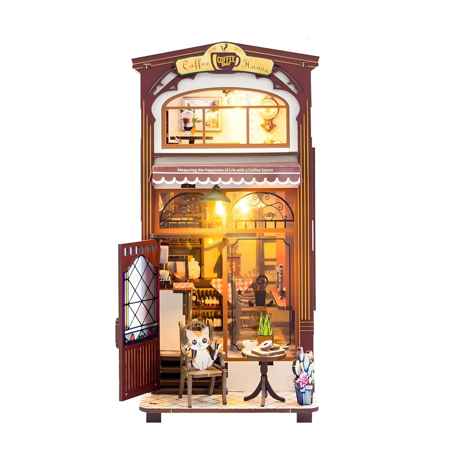 DIY Miniature Dollhouse
Rolife Cutebee HYUKBI DIY Booknook Dollhouse Kit 3D Wooden Puzzle 
Micro Building Blocks Set