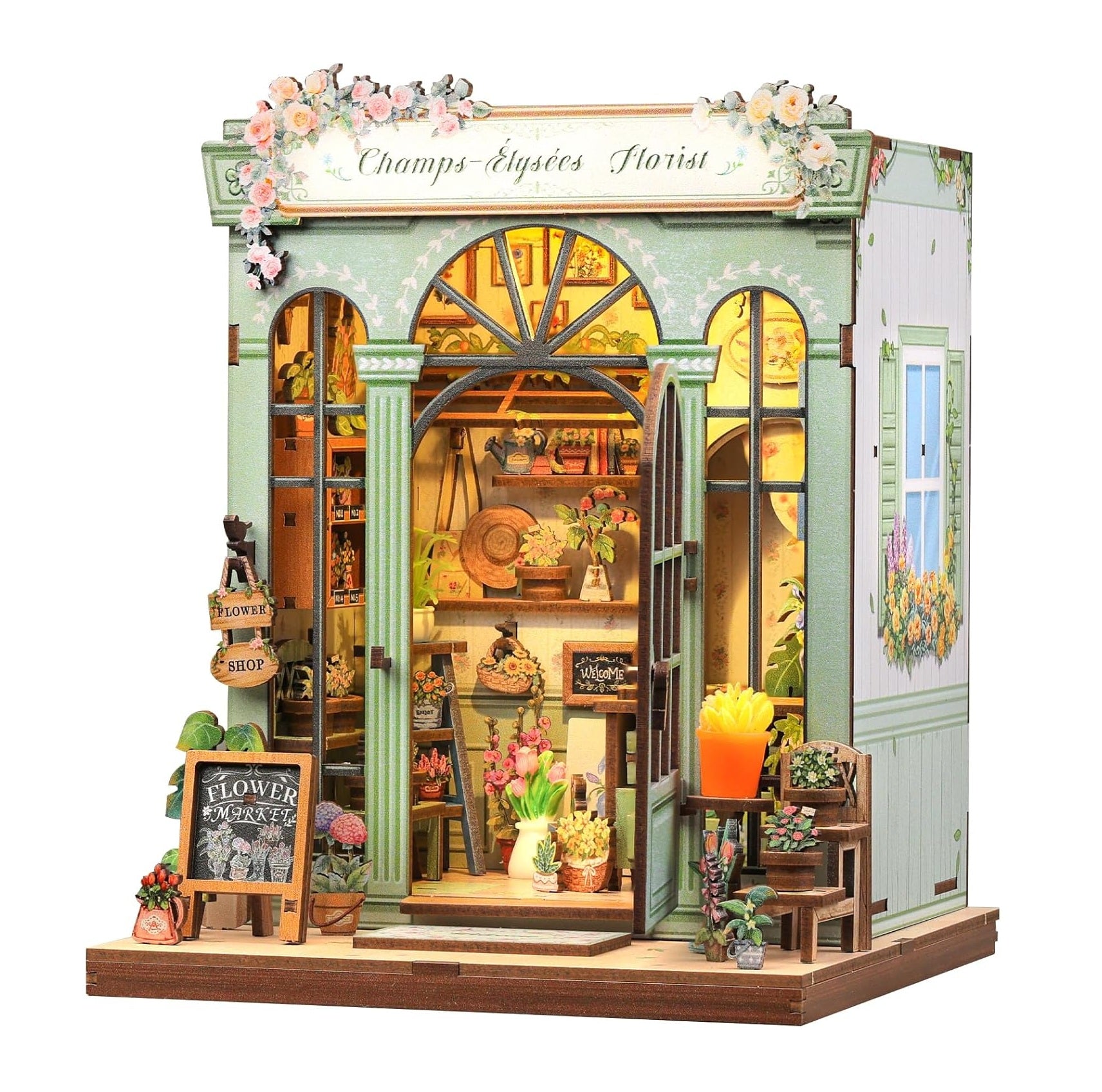 HYUKBI DIY Booknook Dollhouse Kit
