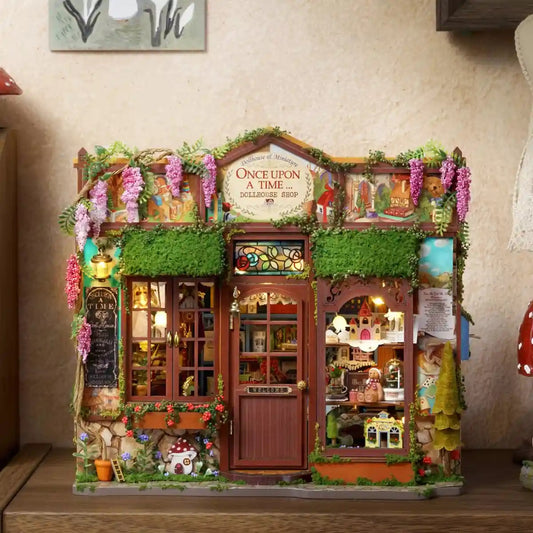 DIY Miniature Dollhouse
Rolife Cutebee HYUKBI DIY Booknook Dollhouse Kit 3D Wooden Puzzle 
Micro Building Blocks Set
Blindbox plush cute toy