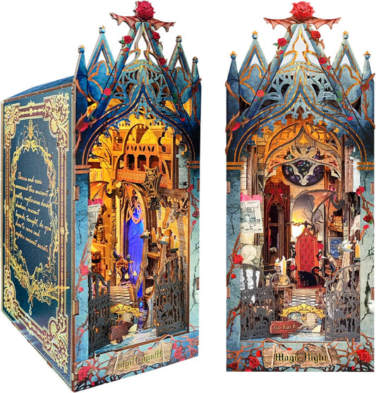 HYUKBI DIY Booknook Dollhouse Kit 