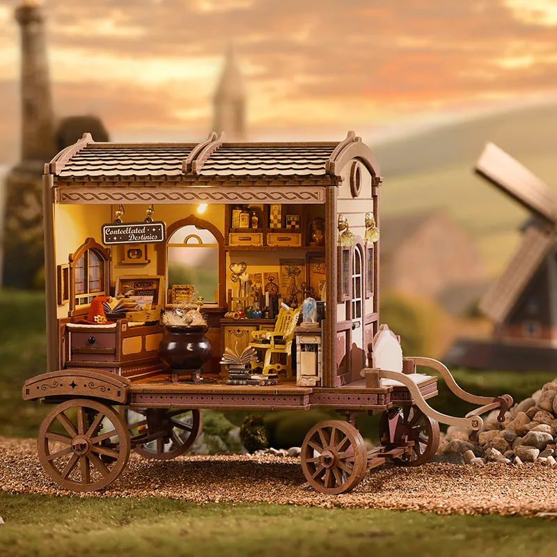 DIY Miniature Dollhouse
Rolife Cutebee HYUKBI DIY Booknook Dollhouse Kit 3D Wooden Puzzle 
Micro Building Blocks Set
Blindbox plush cute toy