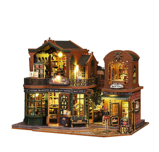 DIY Miniature Dollhouse
Rolife Cutebee HYUKBI DIY Booknook Dollhouse Kit 3D Wooden Puzzle 
Micro Building Blocks Set
Blindbox plush cute toy
