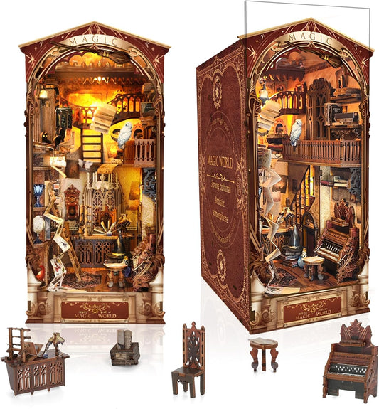 HYUKBI DIY Booknook Dollhouse Kit