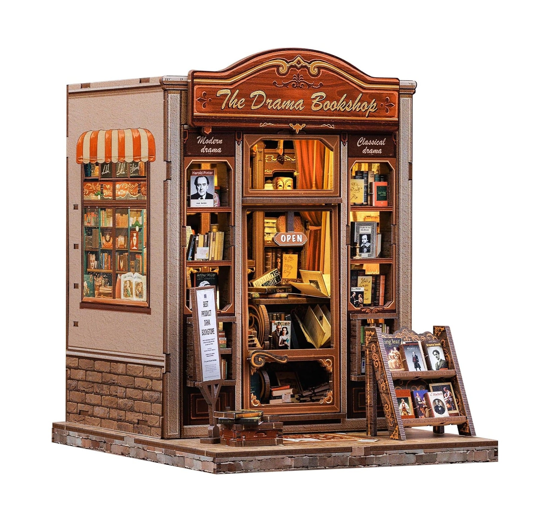 Rolife Cutebee HYUKBI DIY Booknook Dollhouse Kit 3D Wooden Puzzle 