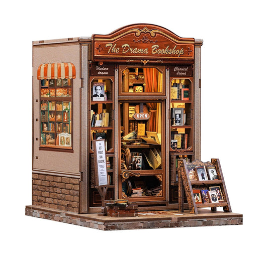 Rolife Cutebee HYUKBI DIY Booknook Dollhouse Kit 3D Wooden Puzzle 