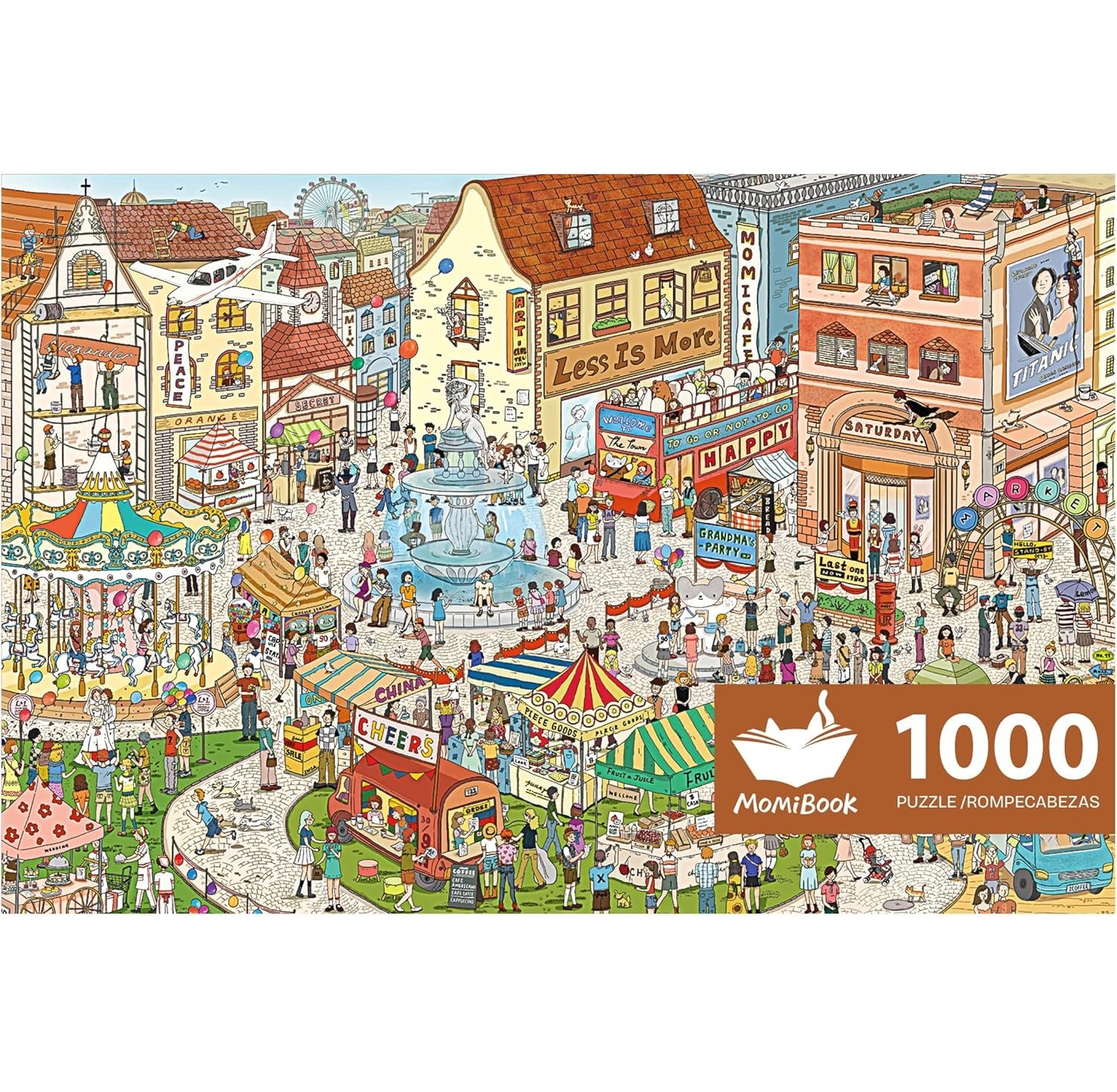 1000pcs jigsaw puzzle, 2025 new puzzle, Adult Puzzle, Cartoon Puzzle, jigsaw puzzles, momibook puzzle, puzzle 2000, Wonderful Tree House Expeditions
DIY Miniature Dollhouse
Rolife Cutebee HYUKBI DIY Booknook Dollhouse Kit 3D Wooden Puzzle 
Micro Building Blocks Set
Blindbox plush cute toy