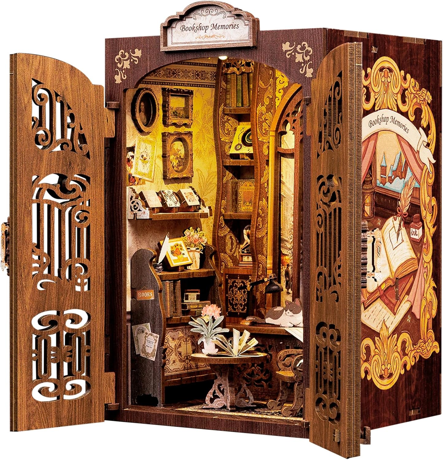 DIY Miniature Dollhouse
Rolife Cutebee HYUKBI DIY Booknook Dollhouse Kit 3D Wooden Puzzle 
Micro Building Blocks Set
Blindbox plush cute toy