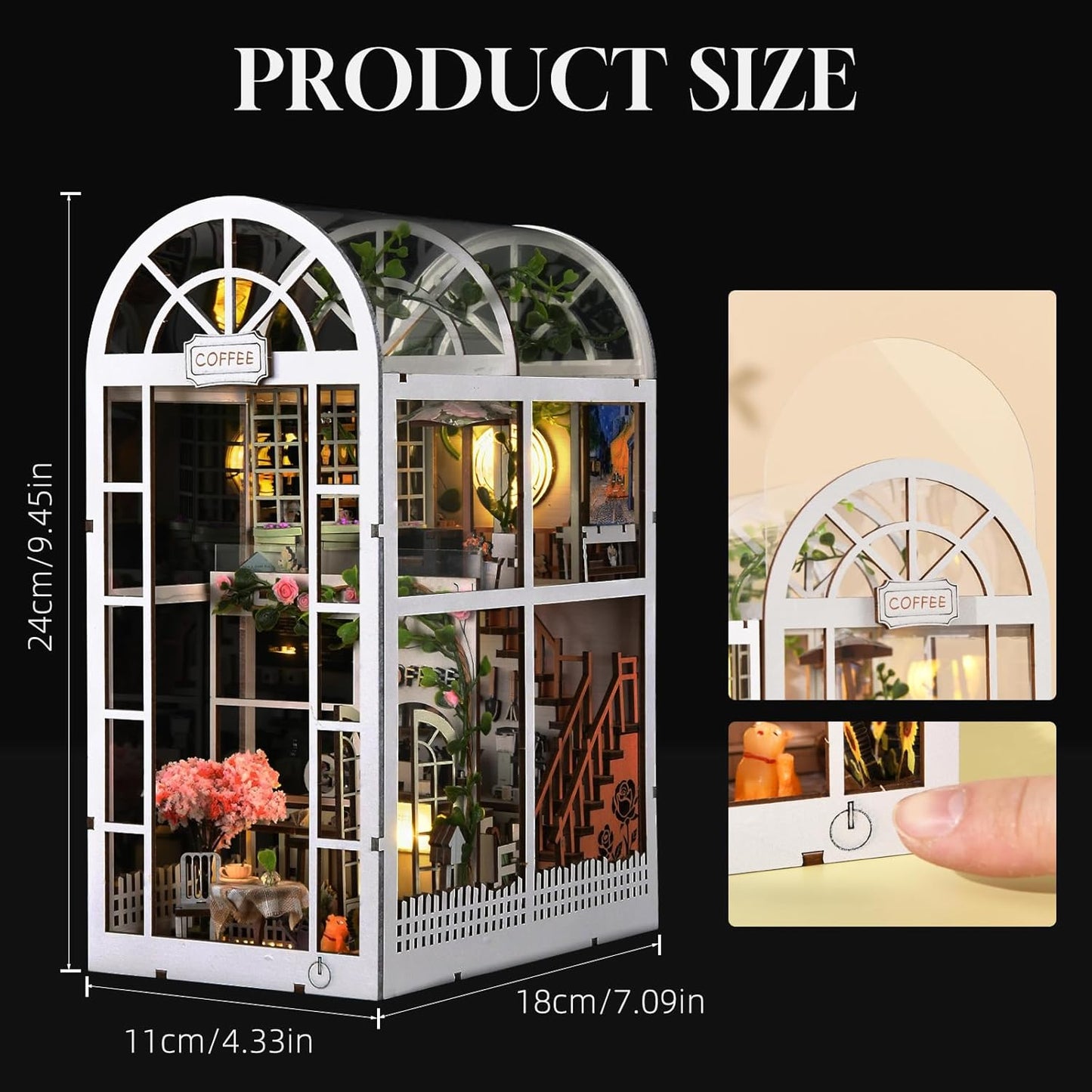 DIY Miniature Dollhouse
Rolife Cutebee HYUKBI DIY Booknook Dollhouse Kit 3D Wooden Puzzle 