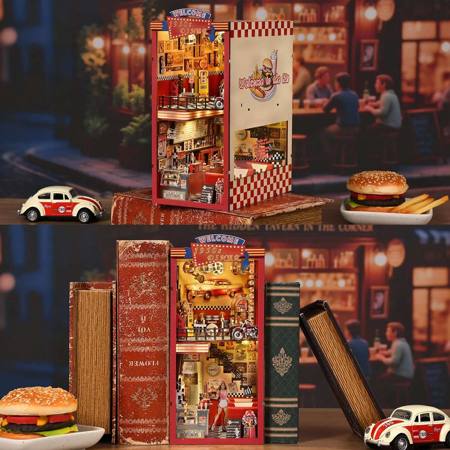 Building block, 1000pcs jigsaw puzzle, 2025 new puzzle, Adult Puzzle, Cartoon Puzzle, jigsaw puzzles, Acrylic Puzzle, puzzle 2000, DIY Miniature Dollhouse, Rolife, Cutebee, HYUKBI, DIY Booknook, Bookend, Dollhouse Kit, 3D Wooden Puzzle, Micro Building Blocks Set, Christmas Holiday gift, home decor, table decor