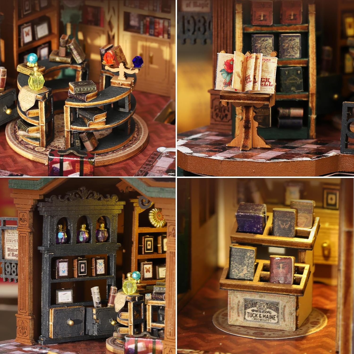 DIY Miniature Dollhouse
Rolife Cutebee HYUKBI DIY Booknook Dollhouse Kit 3D Wooden Puzzle 
Micro Building Blocks Set
Blindbox plush cute toy
