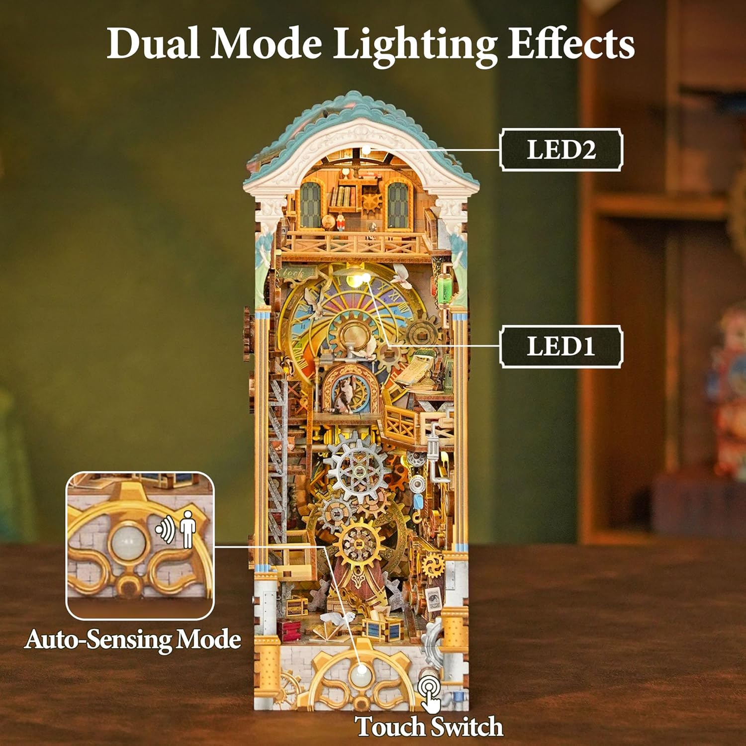 DIY Miniature Dollhouse
Rolife Cutebee HYUKBI DIY Booknook Dollhouse Kit 3D Wooden Puzzle 
Micro Building Blocks Set
Blindbox plush cute toy