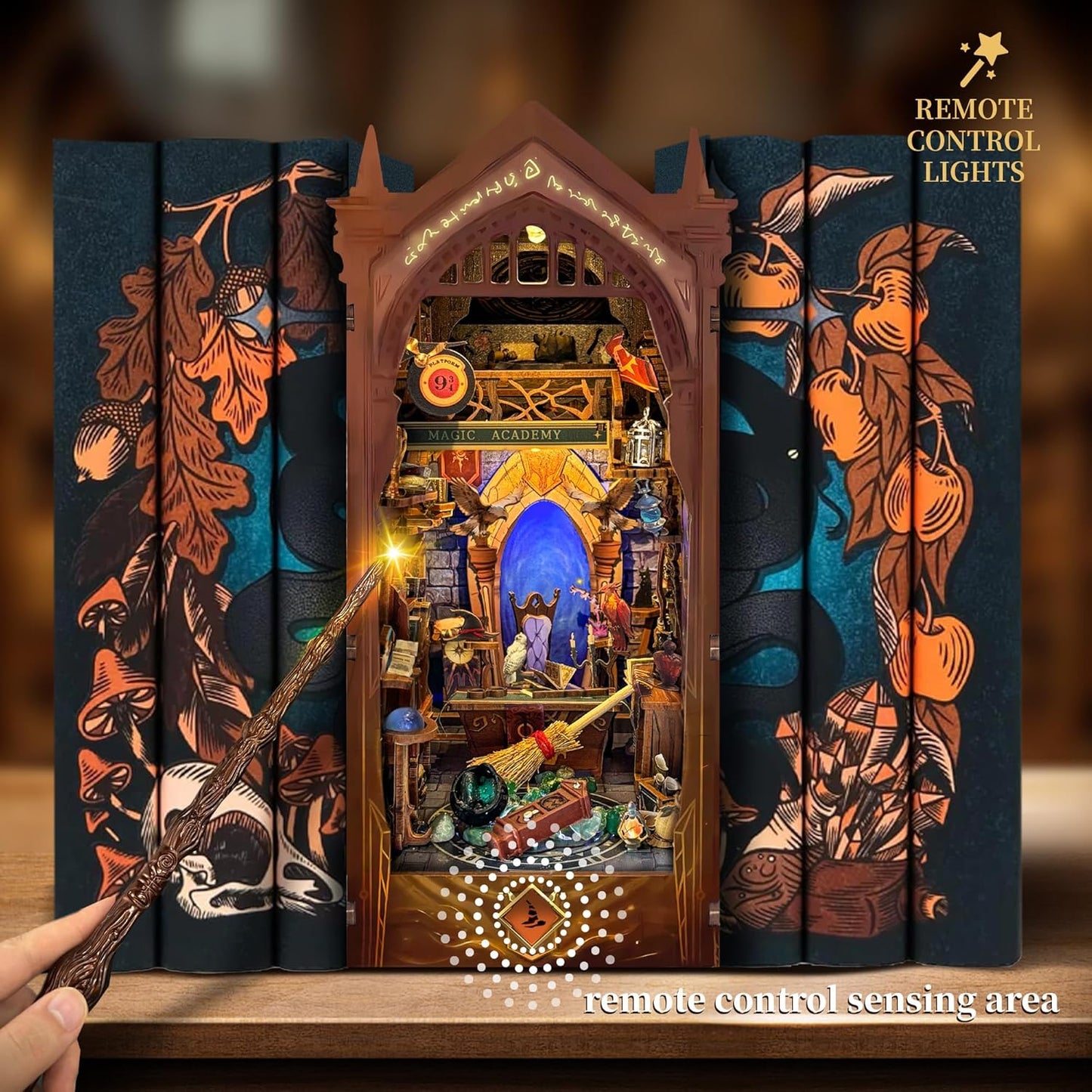 HYUKBI DIY Booknook Dollhouse Kit