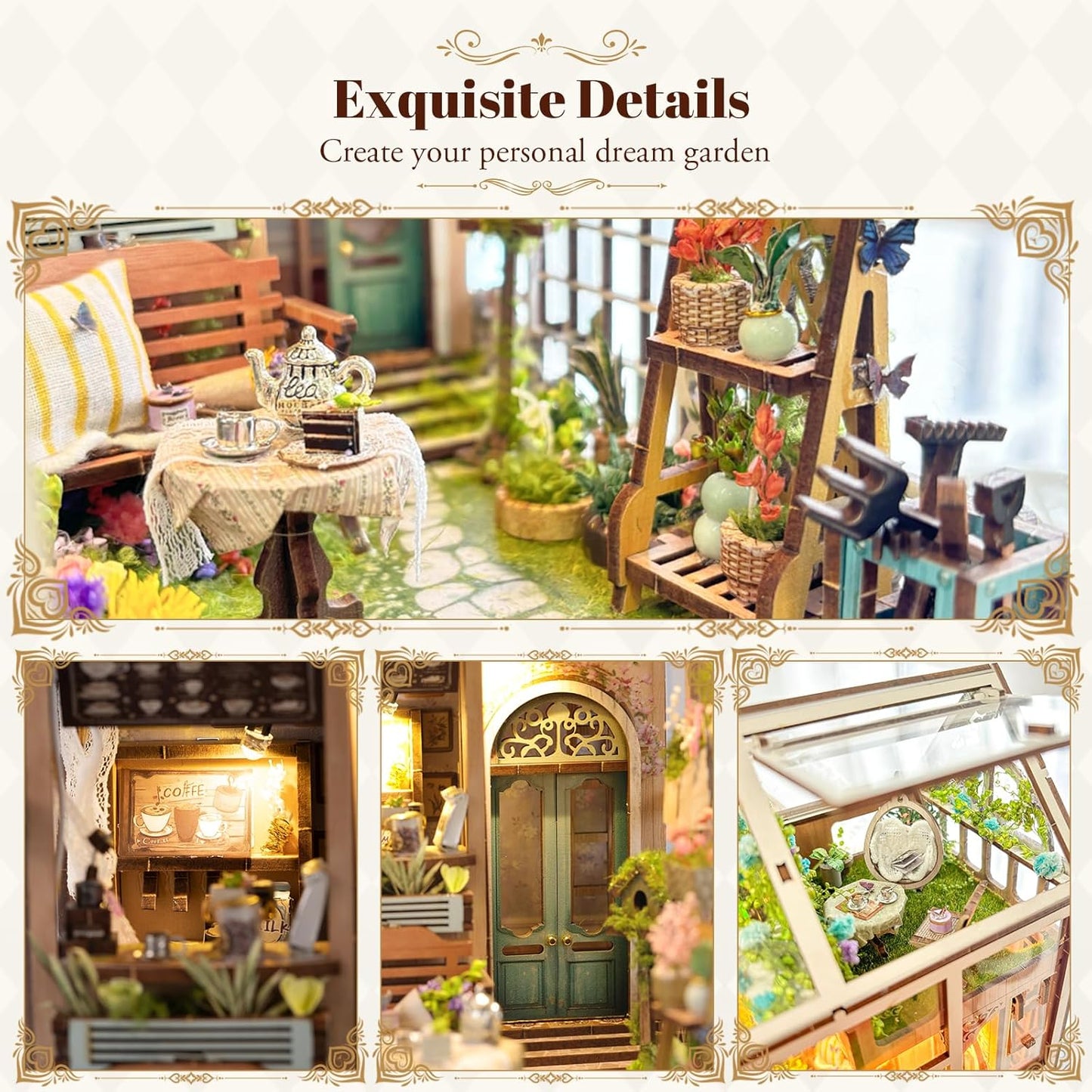 DIY Miniature Dollhouse
Rolife Cutebee HYUKBI DIY Booknook Dollhouse Kit 3D Wooden Puzzle 
Micro Building Blocks Set
Blindbox plush cute toy