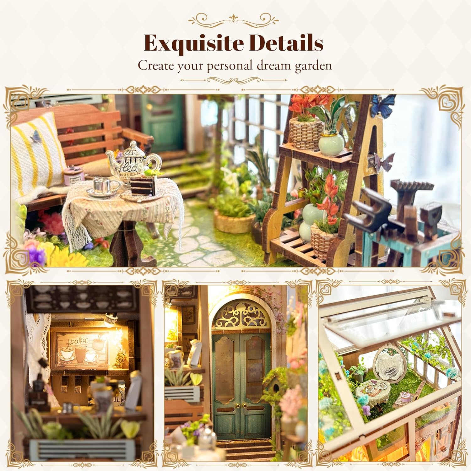 DIY Miniature Dollhouse
Rolife Cutebee HYUKBI DIY Booknook Dollhouse Kit 3D Wooden Puzzle 
Micro Building Blocks Set
Blindbox plush cute toy