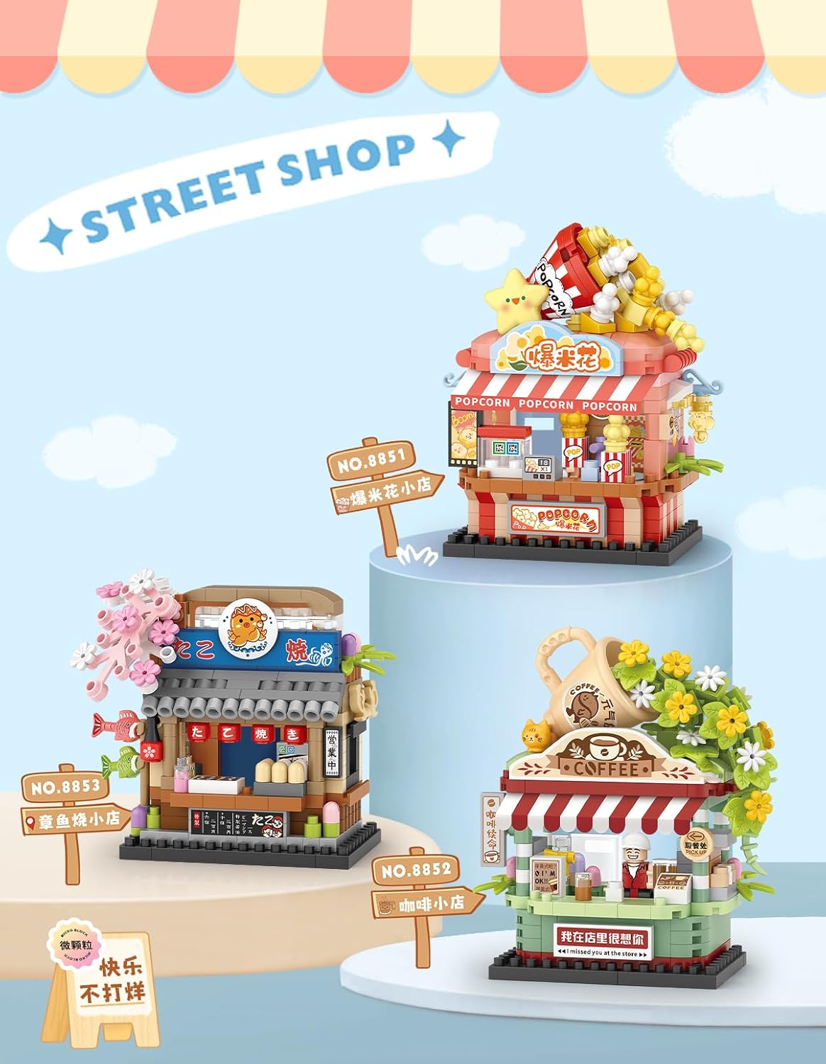 DIY Miniature Dollhouse
Rolife Cutebee HYUKBI DIY Booknook Dollhouse Kit 3D Wooden Puzzle 
Micro Building Blocks Set