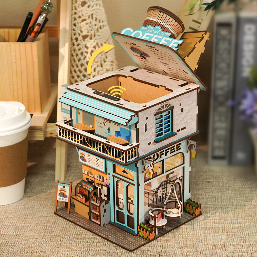 DIY Miniature Dollhouse
Rolife Cutebee HYUKBI DIY Booknook Dollhouse Kit 3D Wooden Puzzle 
Micro Building Blocks Set
Blindbox plush cute toy