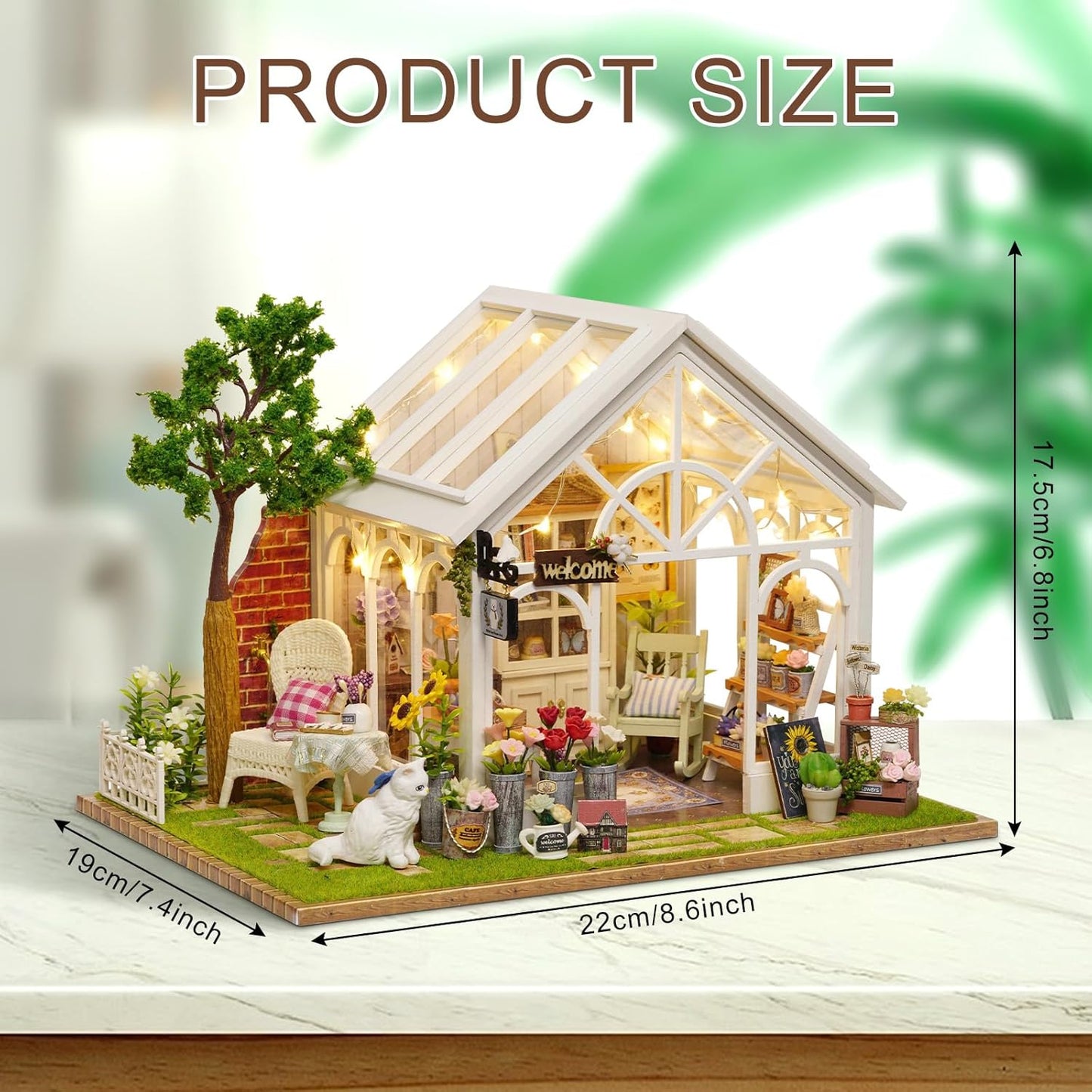 HYUKBI DIY Booknook Dollhouse Kit