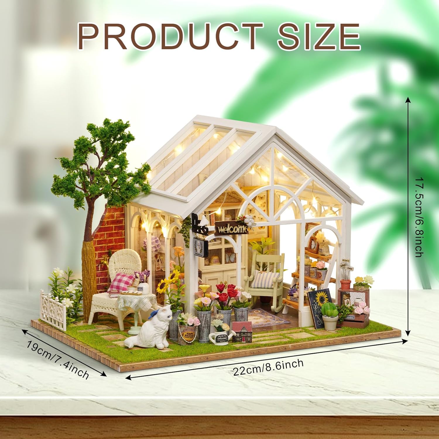 HYUKBI DIY Booknook Dollhouse Kit