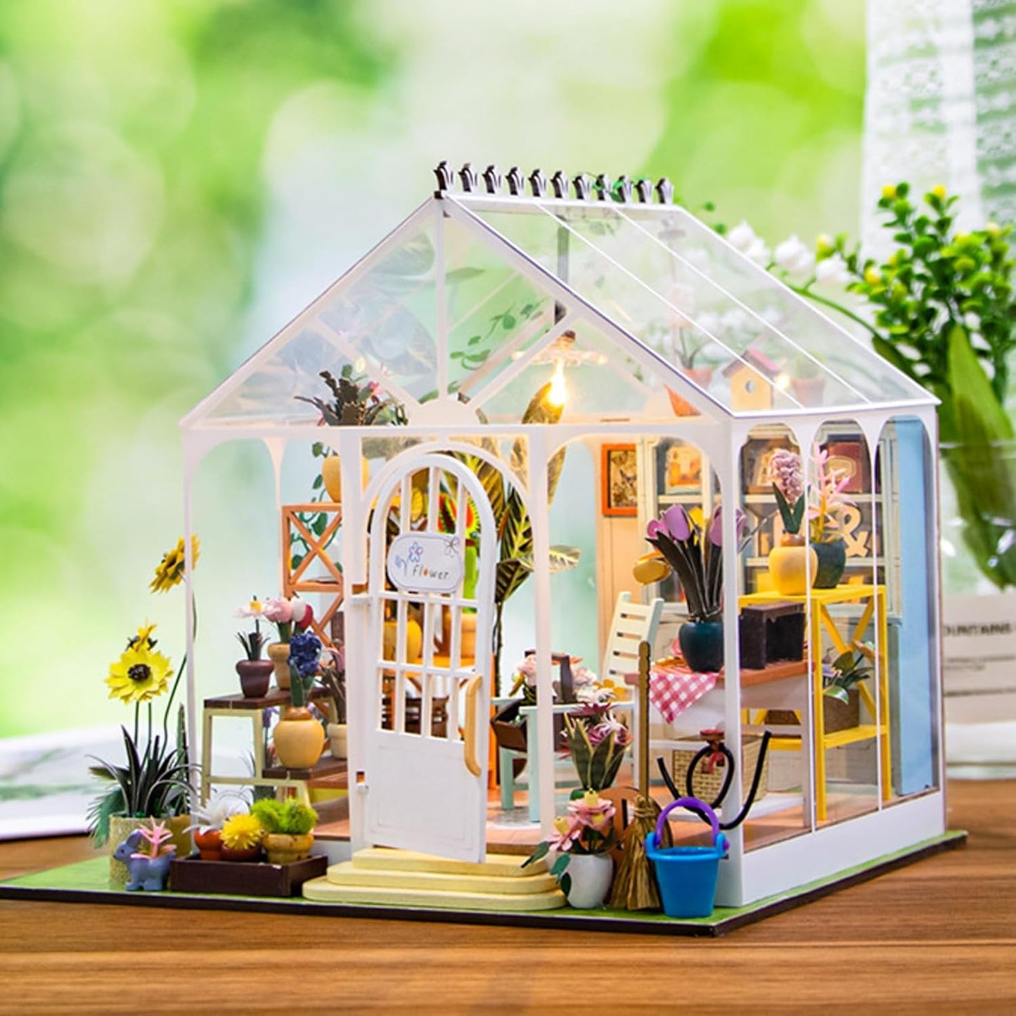HYUKBI DIY Booknook Dollhouse Kit