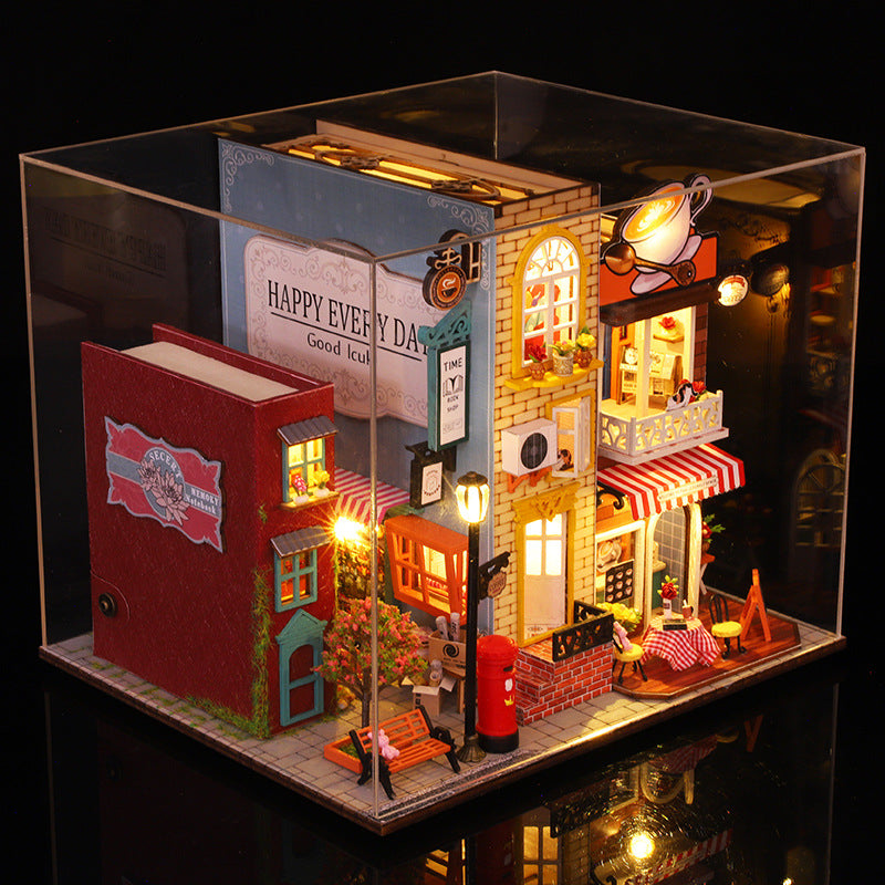 DIY Miniature Dollhouse
Rolife Cutebee HYUKBI DIY Booknook Dollhouse Kit 3D Wooden Puzzle 
Micro Building Blocks Set
Blindbox plush cute toy