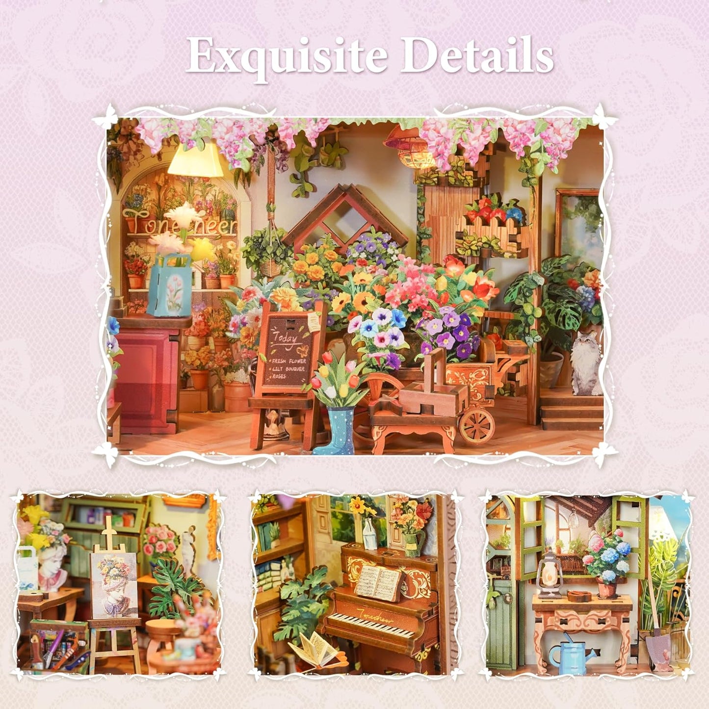 Building block, 1000pcs jigsaw puzzle, 2025 new puzzle, Adult Puzzle, Cartoon Puzzle, jigsaw puzzles, Acrylic Puzzle, puzzle 2000, DIY Miniature Dollhouse, Rolife, Cutebee, HYUKBI, DIY Booknook, Bookend, Dollhouse Kit, 3D Wooden Puzzle, Micro Building Blocks Set, Christmas Holiday gift, home decor, table decor