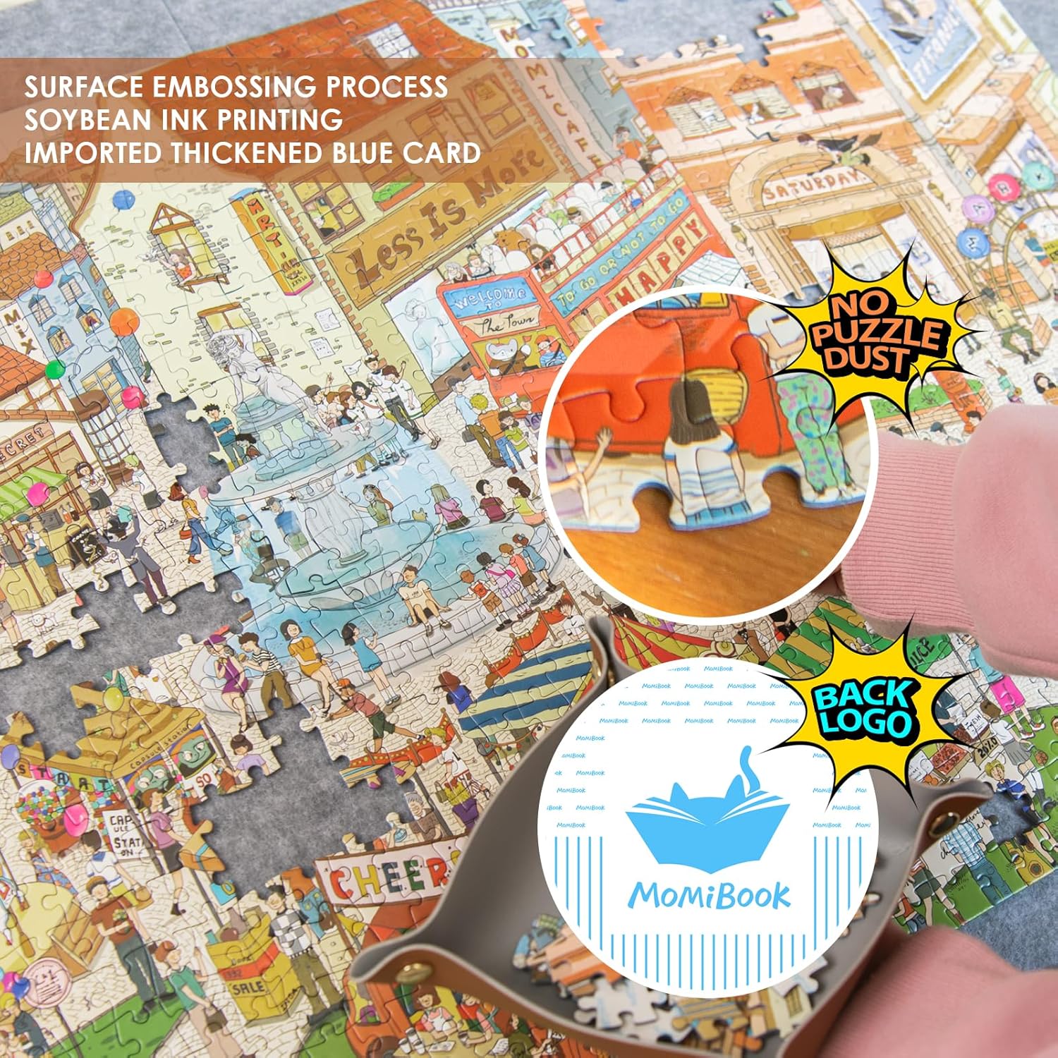 1000pcs jigsaw puzzle, 2025 new puzzle, Adult Puzzle, Cartoon Puzzle, jigsaw puzzles, momibook puzzle, puzzle 1000, Wonderful Tree House Expeditions
DIY Miniature Dollhouse
Rolife Cutebee HYUKBI DIY Booknook Dollhouse Kit 3D Wooden Puzzle 
Micro Building Blocks Set
Blindbox plush cute toy