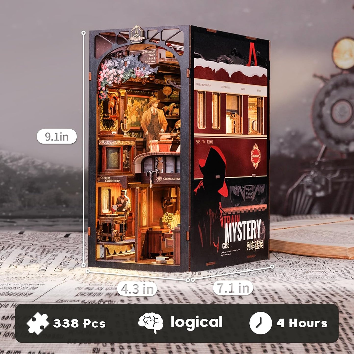 Building block, 1000pcs jigsaw puzzle, 2025 new puzzle, Adult Puzzle, Cartoon Puzzle, jigsaw puzzles, Acrylic Puzzle, puzzle 2000, DIY Miniature Dollhouse, Rolife, Cutebee, HYUKBI, DIY Booknook, Bookend, Dollhouse Kit, 3D Wooden Puzzle, Micro Building Blocks Set, Christmas Holiday gift, home decor, table decor