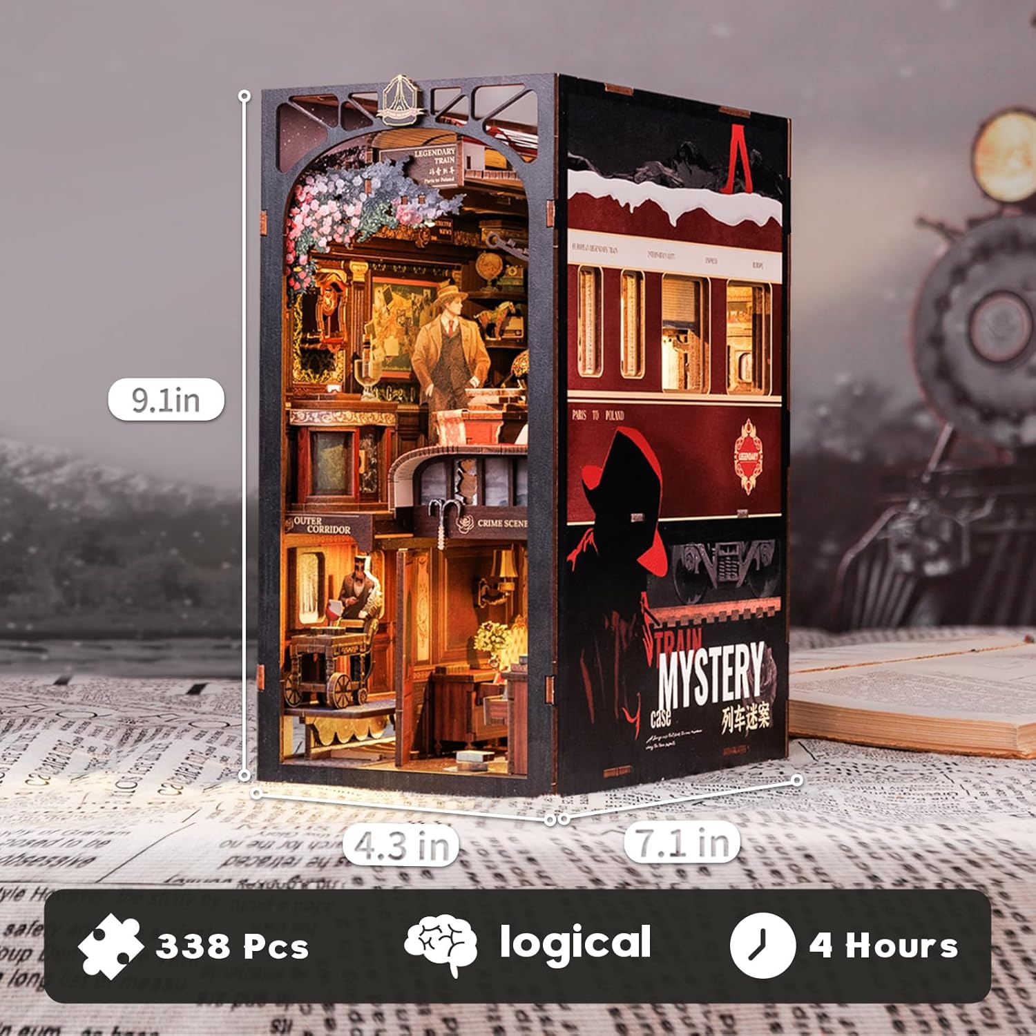 Building block, 1000pcs jigsaw puzzle, 2025 new puzzle, Adult Puzzle, Cartoon Puzzle, jigsaw puzzles, Acrylic Puzzle, puzzle 2000, DIY Miniature Dollhouse, Rolife, Cutebee, HYUKBI, DIY Booknook, Bookend, Dollhouse Kit, 3D Wooden Puzzle, Micro Building Blocks Set, Christmas Holiday gift, home decor, table decor