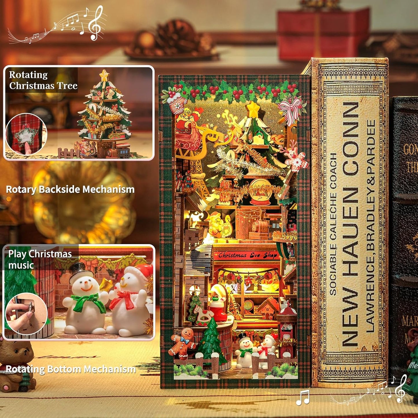 Building block, 1000pcs jigsaw puzzle, 2025 new puzzle, Adult Puzzle, Cartoon Puzzle, jigsaw puzzles, Acrylic Puzzle, puzzle 2000, DIY Miniature Dollhouse, Rolife, Cutebee, HYUKBI, DIY Booknook, Bookend, Dollhouse Kit, 3D Wooden Puzzle, Micro Building Blocks Set, Christmas Holiday gift, home decor, table decor