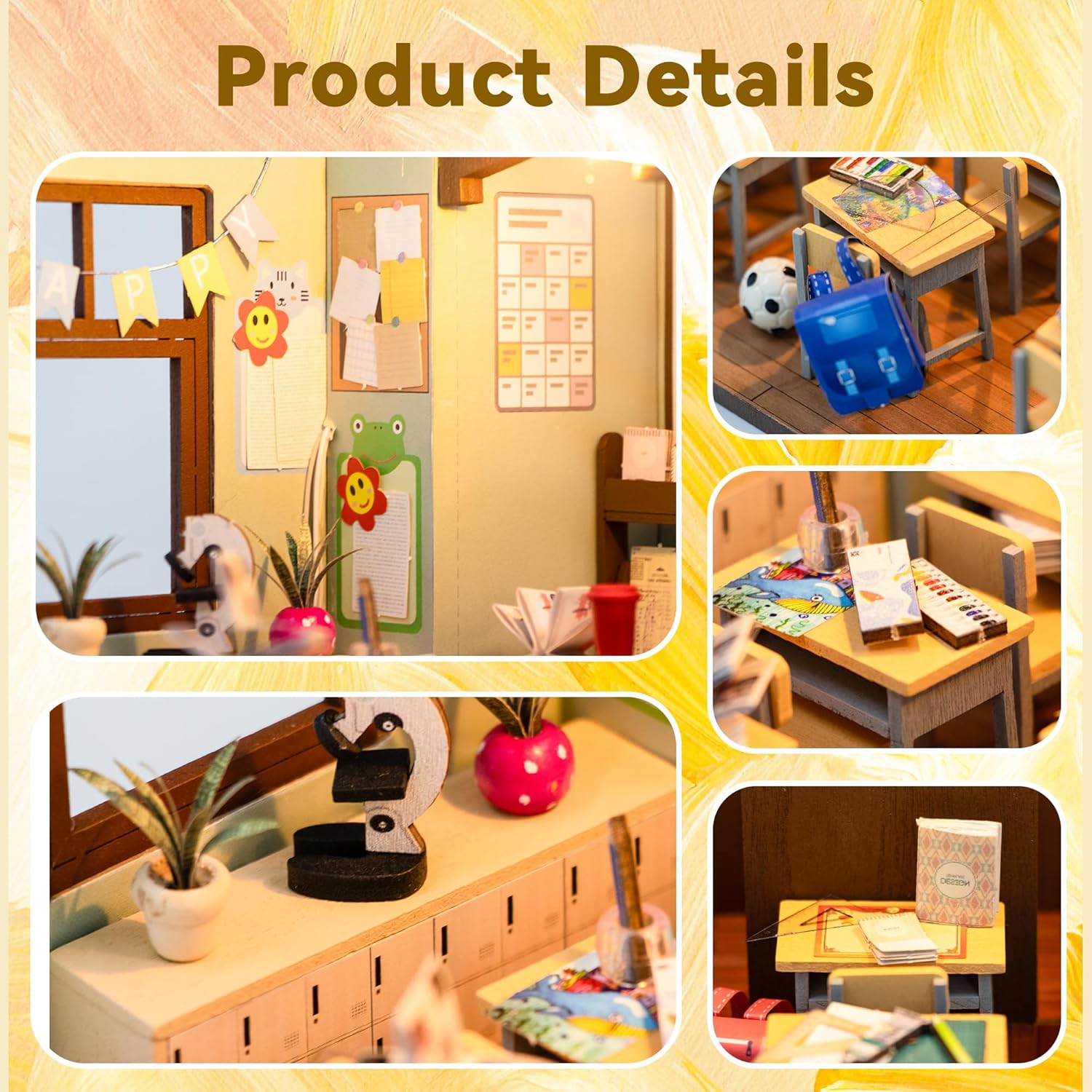 HYUKBI DIY Booknook Dollhouse Kit