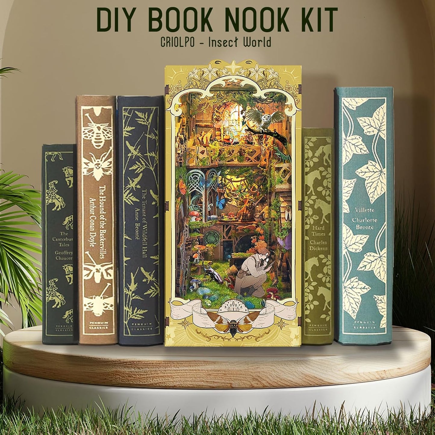 DIY Miniature Dollhouse
Rolife Cutebee HYUKBI DIY Booknook Dollhouse Kit 3D Wooden Puzzle 
Micro Building Blocks Set
Blindbox plush cute toy