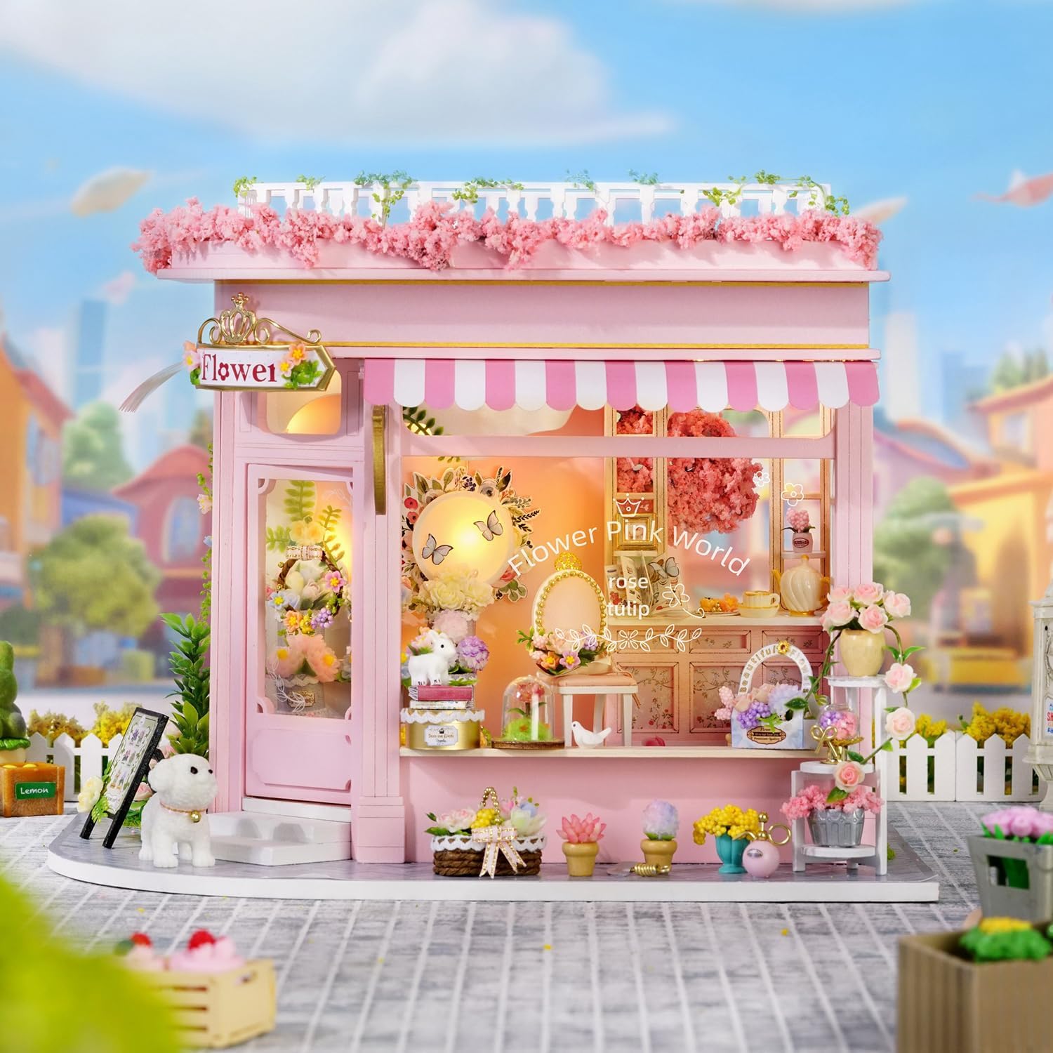 DIY Miniature Dollhouse
Rolife Cutebee HYUKBI DIY Booknook Dollhouse Kit 3D Wooden Puzzle 
Micro Building Blocks Set
Blindbox plush cute toy