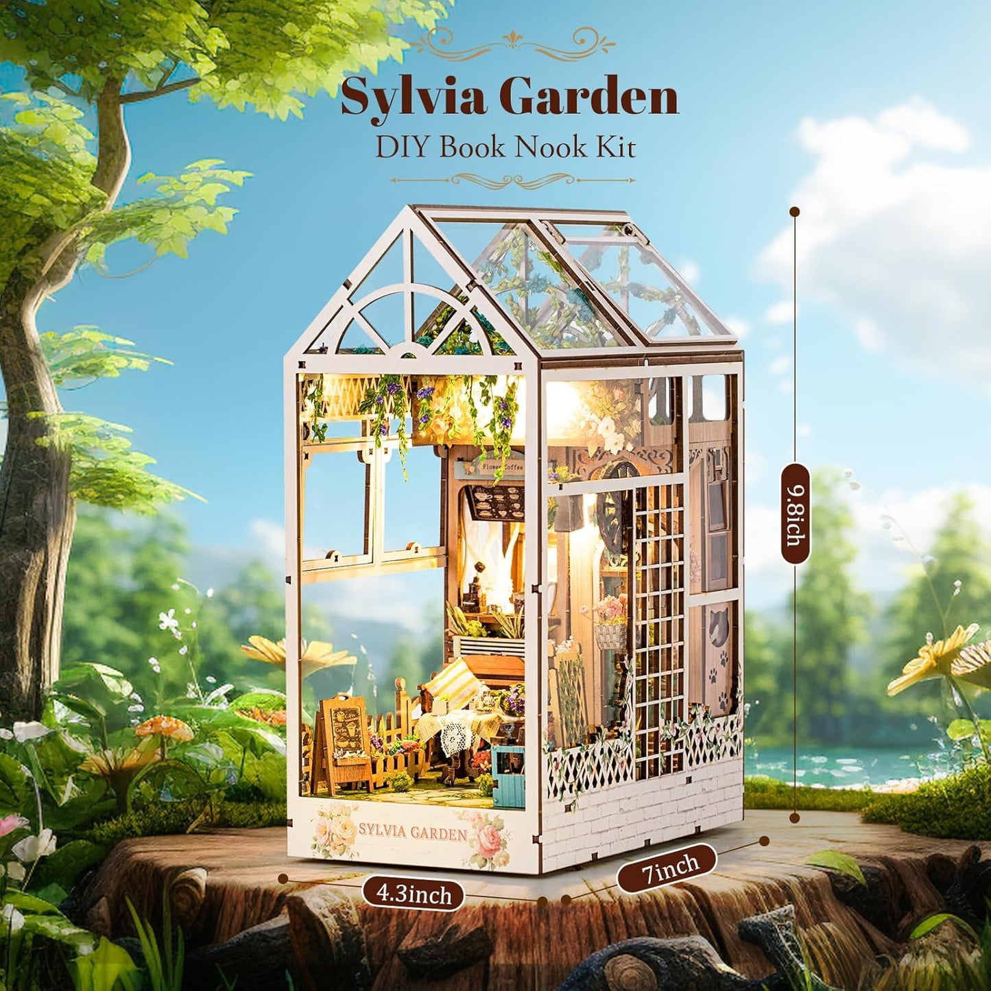DIY Miniature Dollhouse
Rolife Cutebee HYUKBI DIY Booknook Dollhouse Kit 3D Wooden Puzzle 
Micro Building Blocks Set
Blindbox plush cute toy
