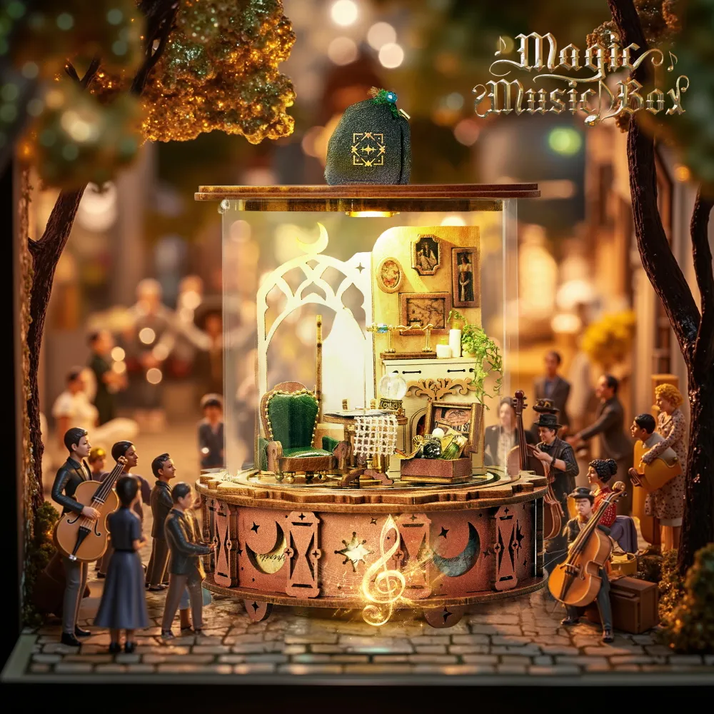 DIY Miniature Dollhouse
Rolife Cutebee HYUKBI DIY Booknook Dollhouse Kit 3D Wooden Puzzle 
Micro Building Blocks Set
Blindbox plush cute toy