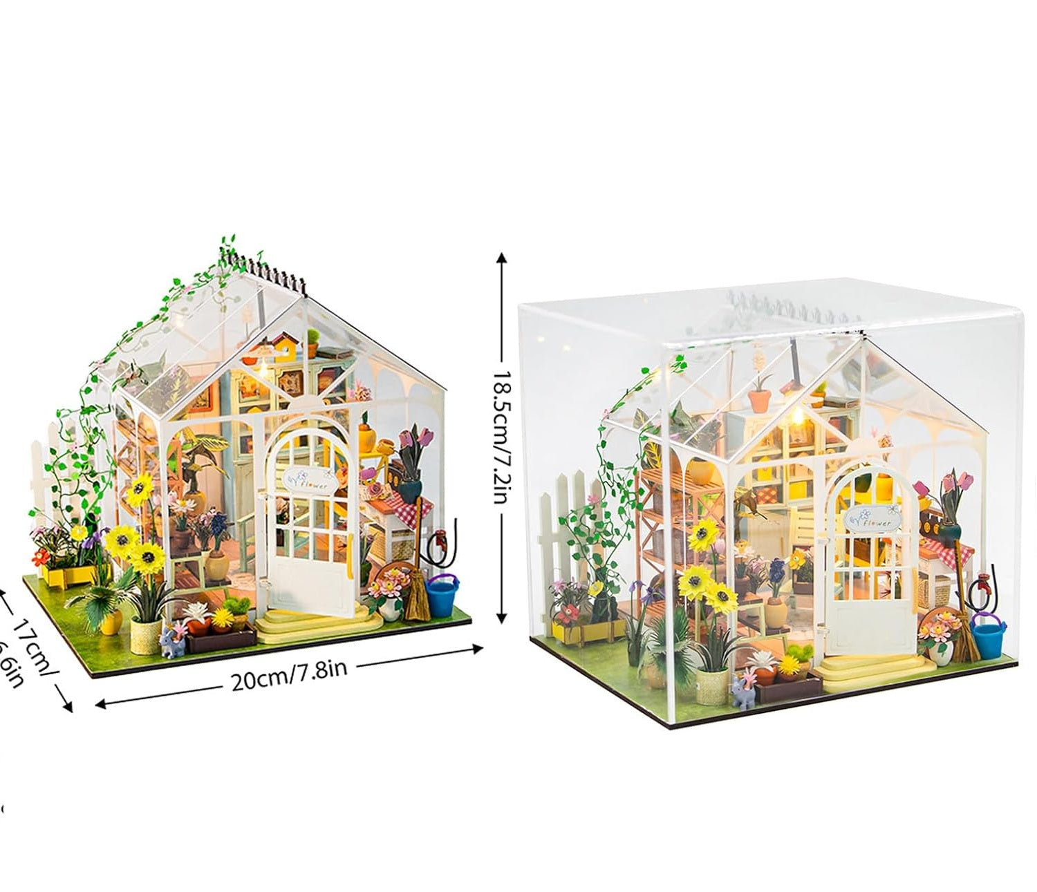 HYUKBI DIY Booknook Dollhouse Kit