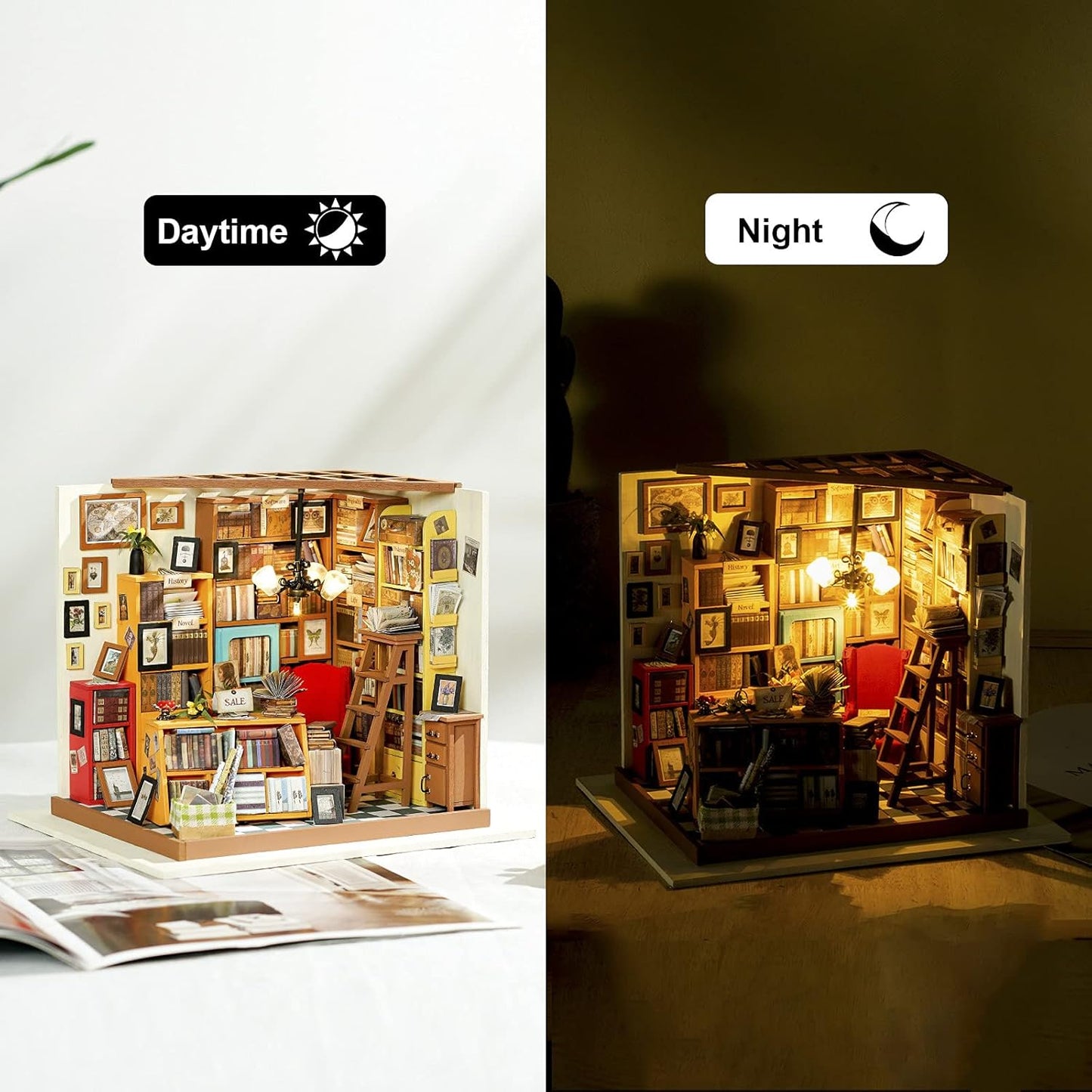 Building block, 1000pcs jigsaw puzzle, 2025 new puzzle, Adult Puzzle, Cartoon Puzzle, jigsaw puzzles, Acrylic Puzzle, puzzle 2000, DIY Miniature Dollhouse, Rolife, Cutebee, HYUKBI, DIY Booknook, Bookend, Dollhouse Kit, 3D Wooden Puzzle, Micro Building Blocks Set, Christmas Holiday gift, home decor, table decor